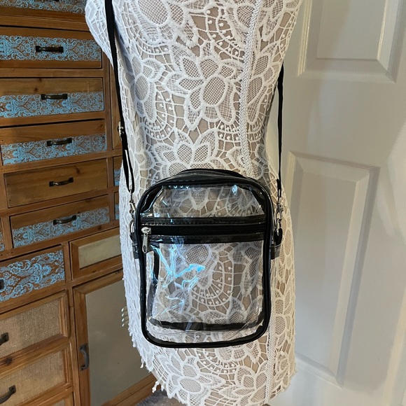 Clear Crossbody Size SM Handbag for Stadium Events - NWT - Picture 7 of 10